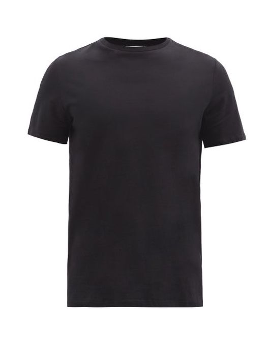 Raey - Slim-fit Organic And Recycled Cotton T-shirt - Mens - Black