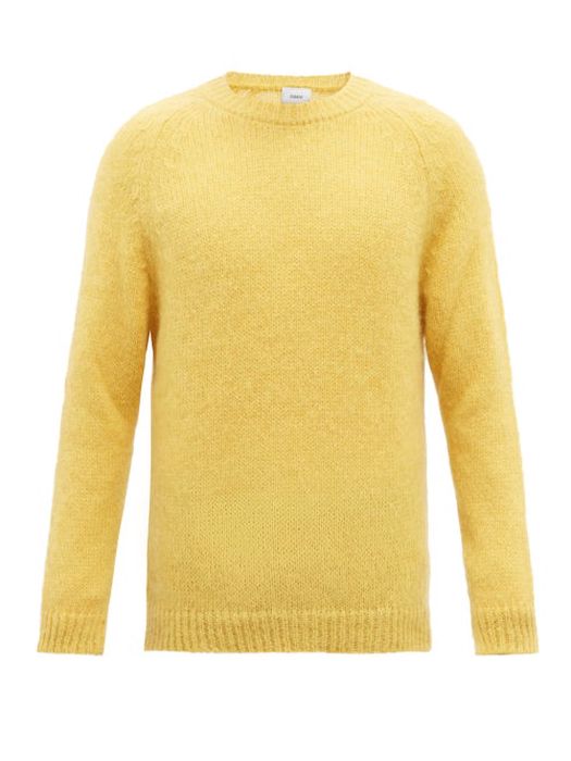 Erdem - Noel Crew-neck Sweater - Mens - Yellow
