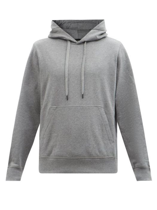Canada Goose - Huron Organic-cotton Jersey Hooded Sweatshirt - Mens - Grey