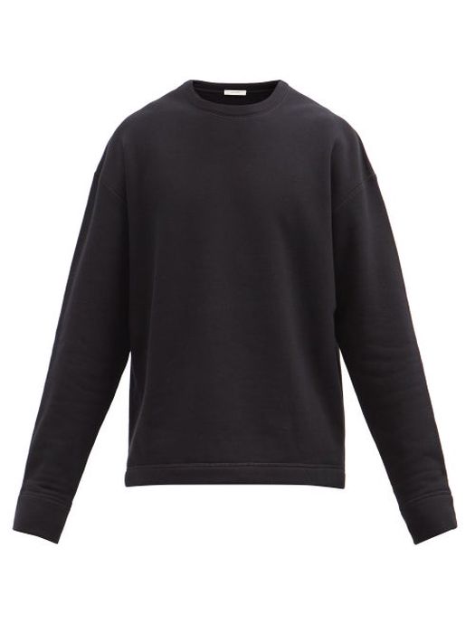The Row - Dara Organic Cotton-jersey Sweatshirt - Mens - Black