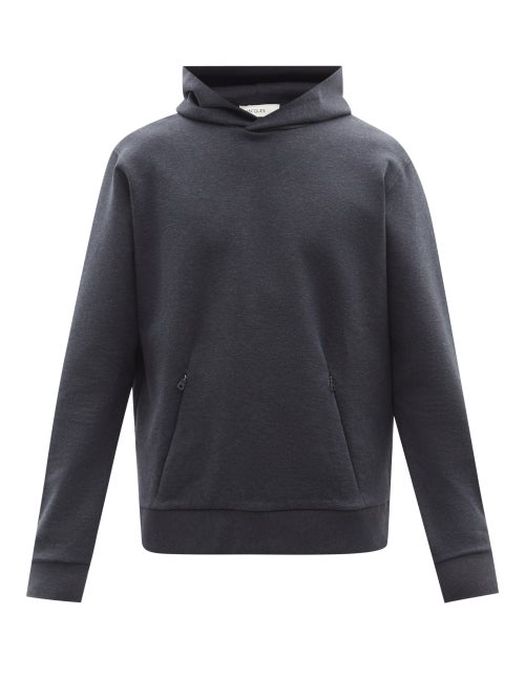 Jacques - Signature Cotton-blend Jersey Hooded Sweatshirt - Mens - Black