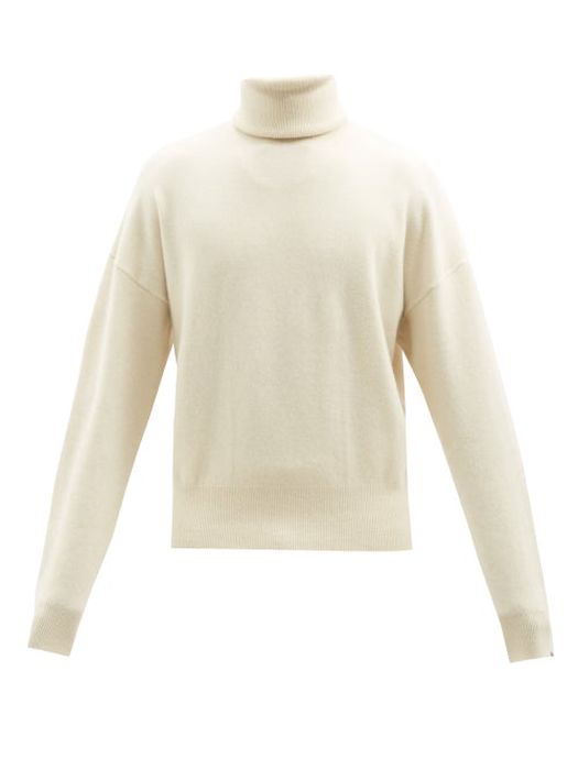 Extreme Cashmere - No.200 Jill Stretch-cashmere Roll-neck Sweater - Mens - Cream