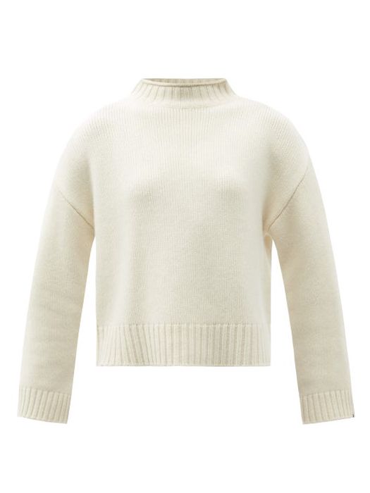 Extreme Cashmere - No.163 Ken Stretch-cashmere Sweater - Womens - Ivory