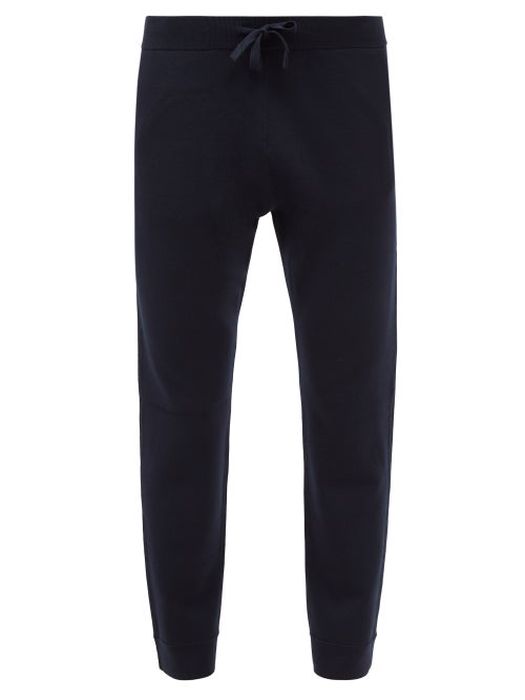 Falke - Drawstring-waist Jersey Pyjama Trousers - Mens - Navy