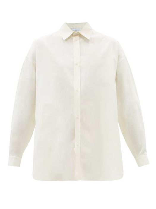 Raey - Organic-cotton Long-sleeved Shirt - Womens - Ivory