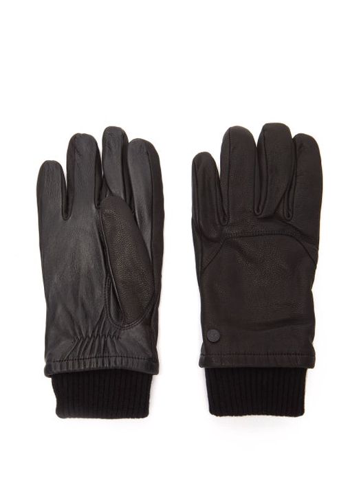 Canada Goose - Workman Leather Gloves - Mens - Black