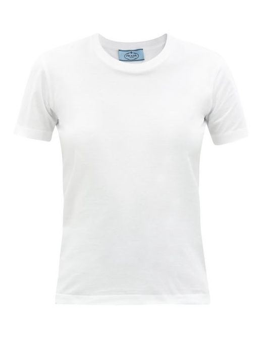 Prada - Pack Of Three Cotton T-shirts - Womens - White
