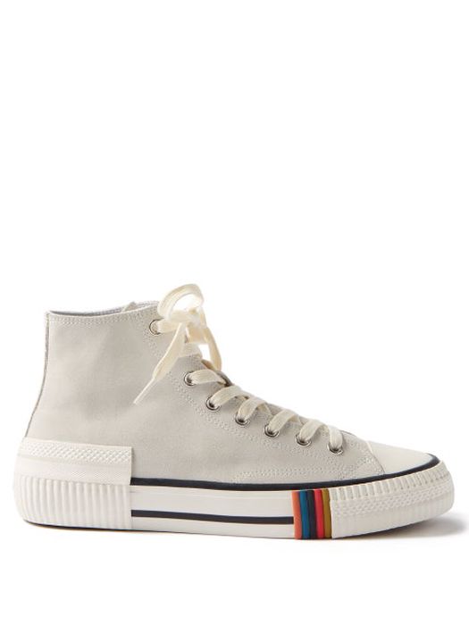 Paul Smith - Kelvin High-top Leather Trainers - Mens - White