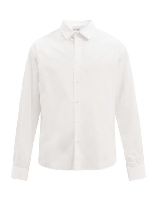 Raey - Long-sleeved Cotton Shirt - Mens - White