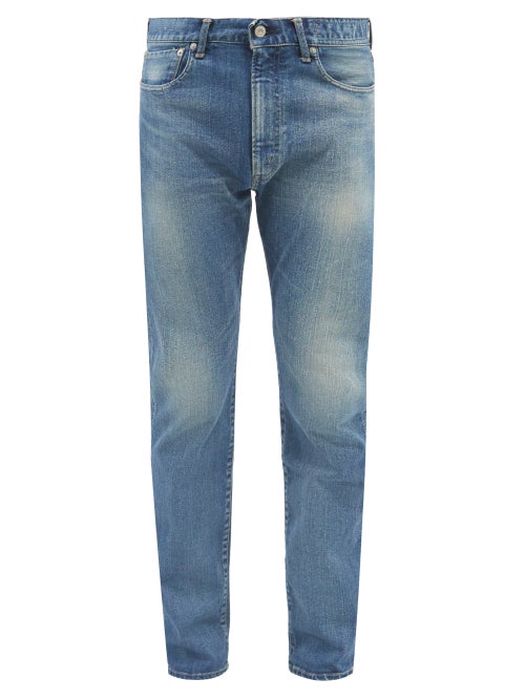 Kuro - Helvetica Slim-leg Jeans - Mens - Blue