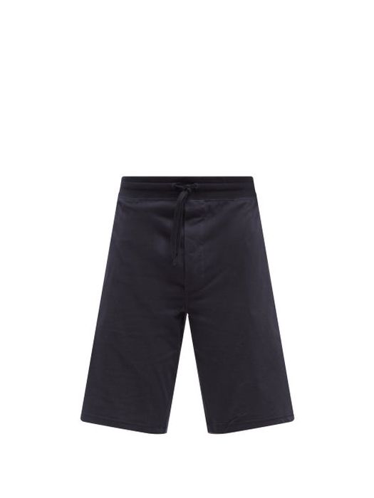 Paul Smith - Artist-stripe Cotton-jersey Pyjama Shorts - Mens - Navy