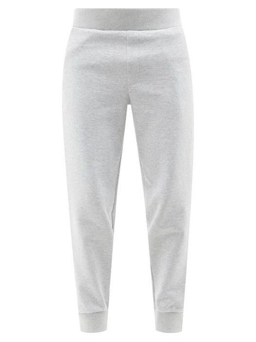 Jacques - Signature Cotton-blend Jersey Sweatpants - Mens - Grey