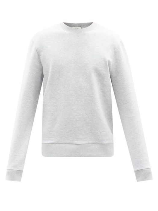 Jacques - Signature Cotton-blend Sweatshirt - Mens - Grey