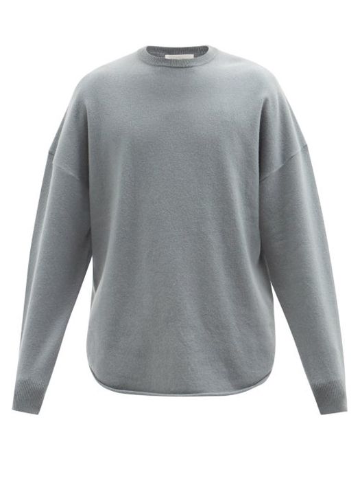 Extreme Cashmere - No.53 Hop Stretch-cashmere Sweater - Mens - Light Blue