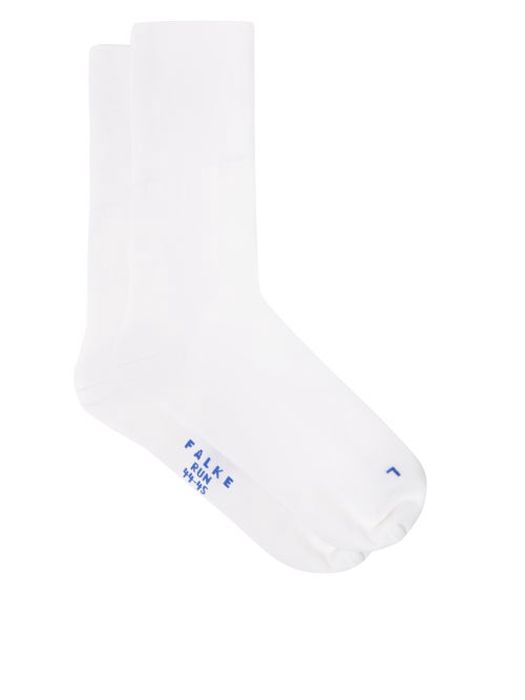 Falke - Run Cotton-blend Socks - Mens - White