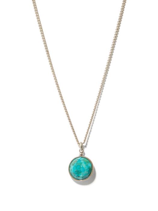 Isabel Marant - Stone-pendant Necklace - Mens - Silver