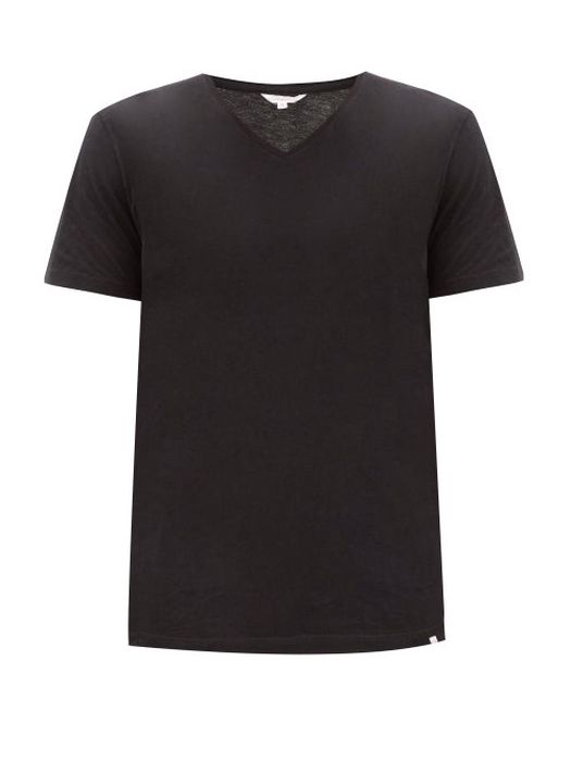 Orlebar Brown - Ob-v Cotton-jersey T-shirt - Mens - Black