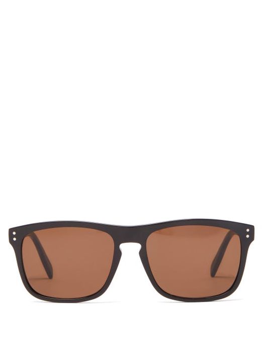 Celine Eyewear - D-frame Acetate Sunglasses - Mens - Black