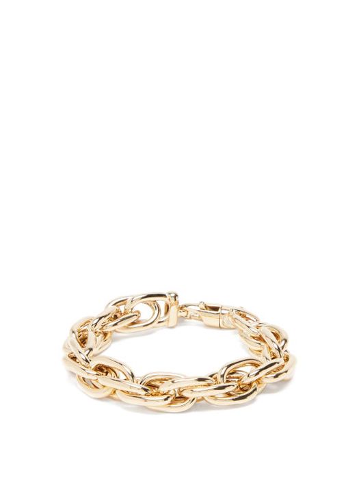 Lauren Rubinski - Rope-chain 14kt Gold Bracelet - Womens - Yellow Gold