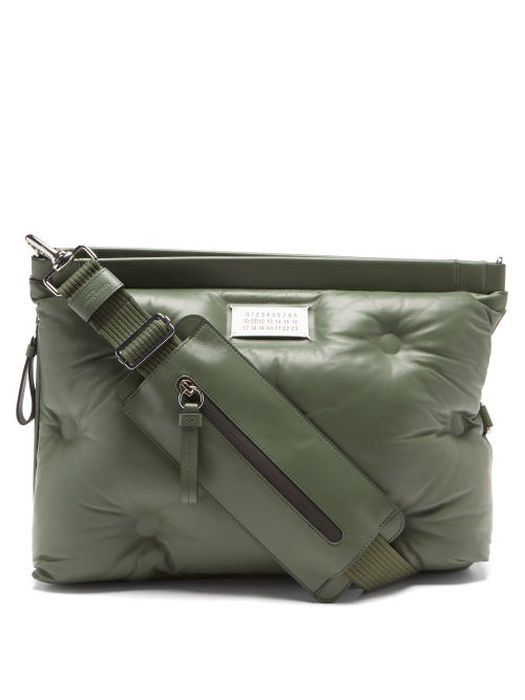 Maison Margiela - Glam Slam Quilted-leather Cross-body Bag - Mens - Green