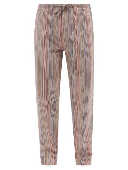 Paul Smith - Signature Stripe Cotton Pyjama Trousers - Mens - Multi