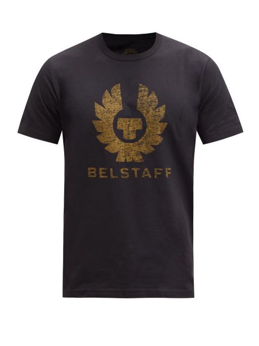 Belstaff - Coteland 2.0 Logo-print Cotton-jersey T-shirt - Mens - Black