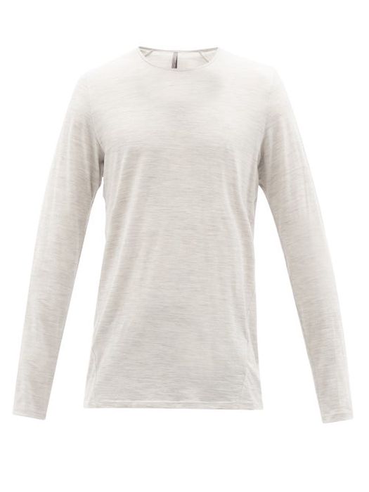 Veilance - Frame Merino-blend Long-sleeved T-shirt - Mens - Grey