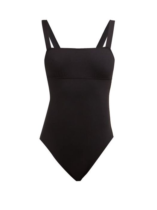 Eres - Alibi Square-neck Swimsuit - Womens - Black