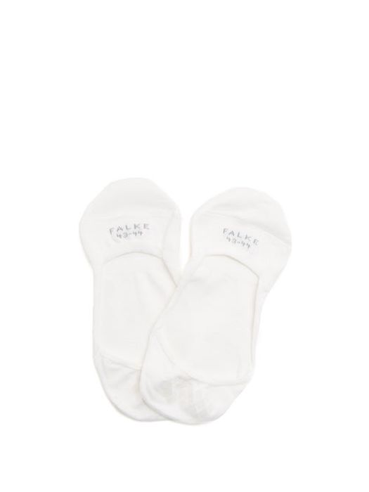 Falke - Cool 24/7 Cotton-blend Liner Socks - Mens - White
