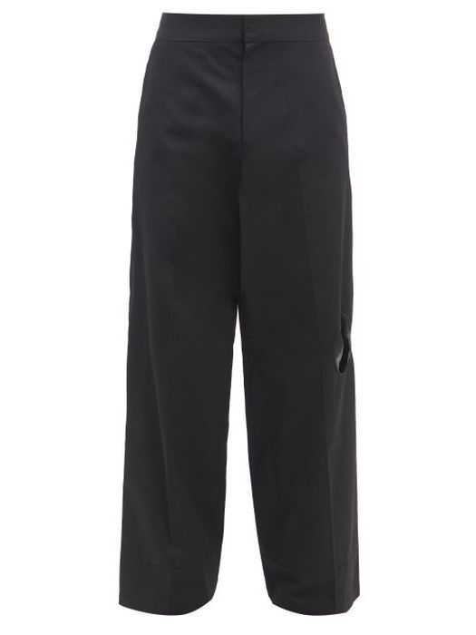 Raf Simons - Pocket-hole Workwear Trousers - Mens - Black