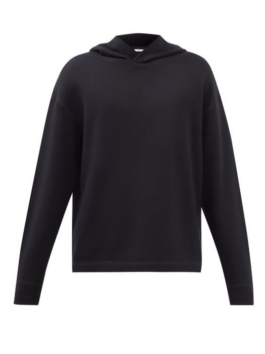 The Row - Deugene Organic Cotton-jersey Hooded Sweatshirt - Mens - Black