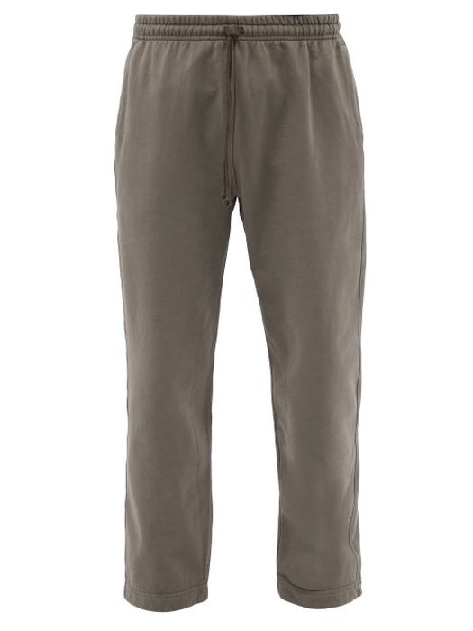 Lady White Co. - Elasticated-waist Cotton-jersey Track Pants - Mens - Grey