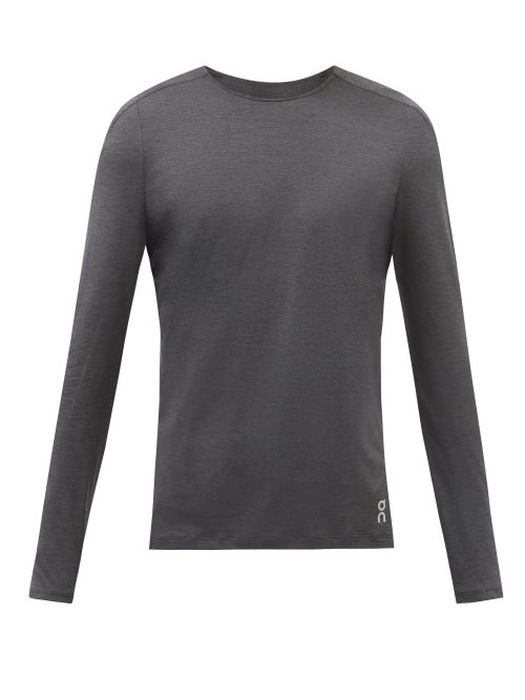 On - Comfort Technical-jersey Long-sleeved T-shirt - Mens - Black