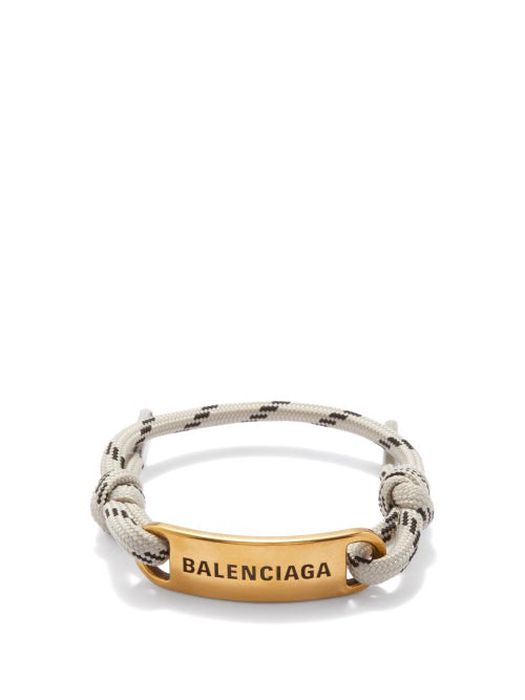 Balenciaga - Logo Corded Bracelet - Womens - Multi