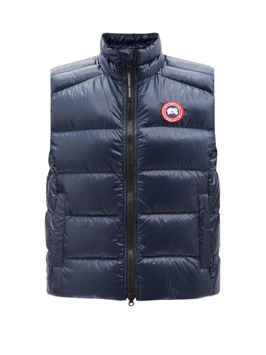 Canada Goose - Cypress Recycled-ripstop Down Gilet - Womens - Navy