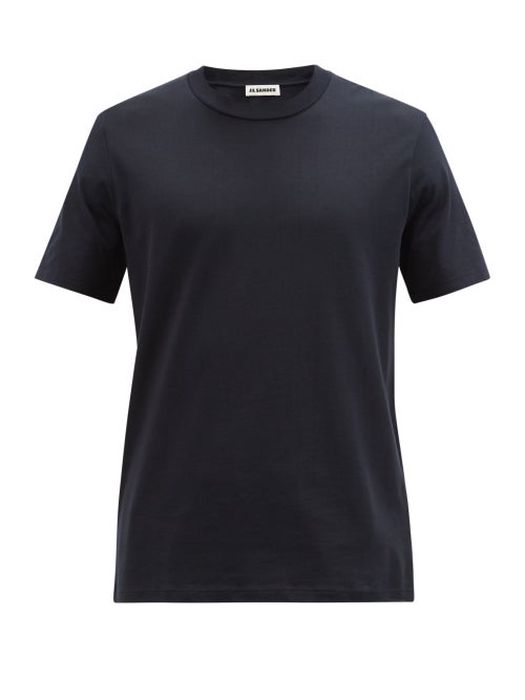Jil Sander - Cotton-jersey T-shirt - Mens - Navy