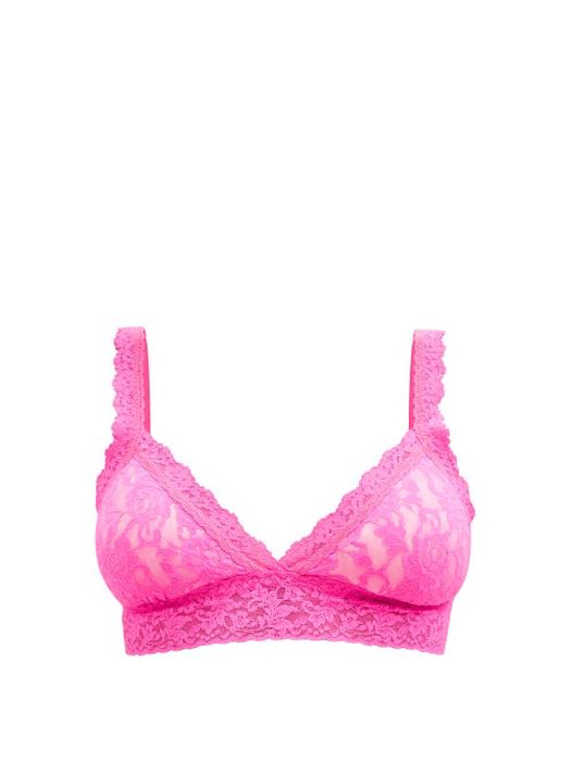 Hanky Panky - Signature Lace Padded Bralette - Womens - Pink