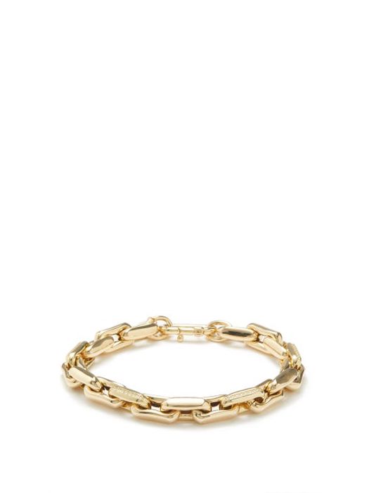 Lauren Rubinski - Diamond & 14kt Gold Chain-link Bracelet - Womens - Yellow Gold