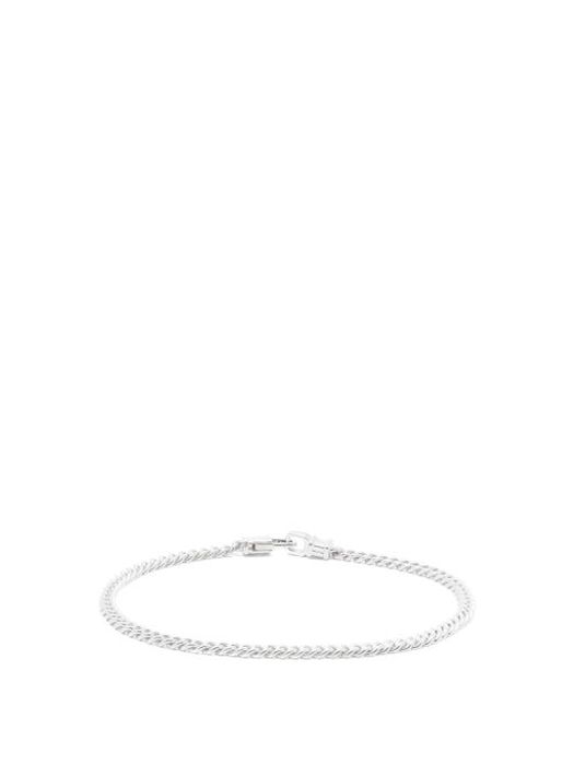 Tom Wood - Curb-chain Sterling-silver Bracelet - Mens - Silver
