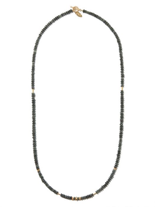 Jacquie Aiche - Diamond, Jade & 14kt Gold Necklace - Mens - Gold Multi