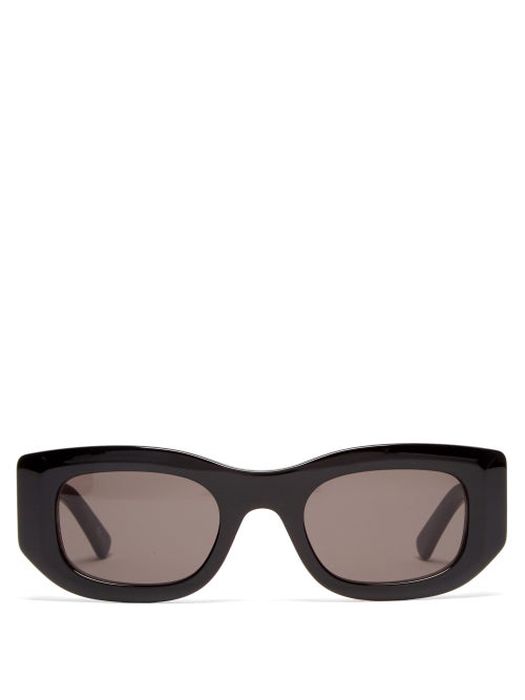 Balenciaga Eyewear - Signature Logo Acetate Sunglasses - Mens - Black