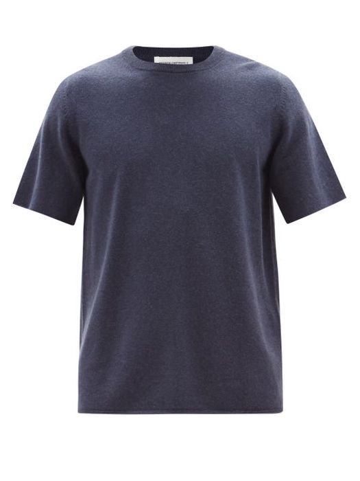 Extreme Cashmere - No. 64 Stretch-cashmere T-shirt - Mens - Blue