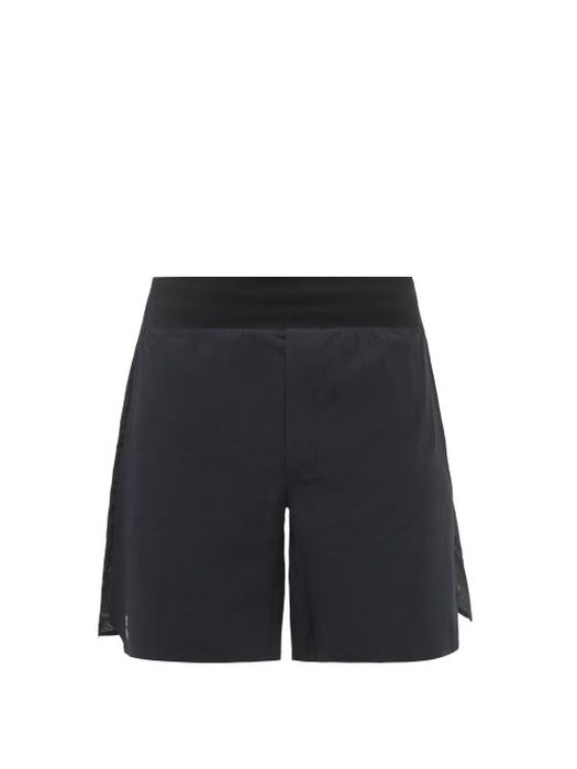 On - Lightweight Technical-shell And Mesh Shorts - Mens - Black