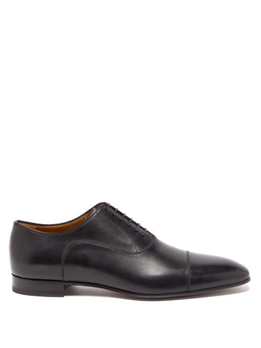 Christian Louboutin - Greggo Leather Derby Shoes - Mens - Black
