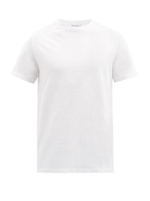Raey - Loose-fit Organic And Recycled Cotton T-shirt - Mens - White