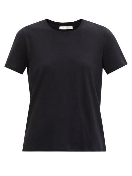 The Row - Wesler Cotton-jersey T-shirt - Womens - Black
