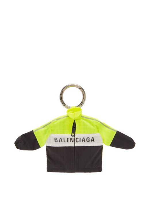 Balenciaga - Windbreaker Ripstop Key Ring - Mens - Black Multi