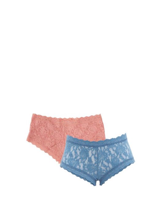 Hanky Panky - Pack Of Two Signature Lace Shorts - Womens - Multi