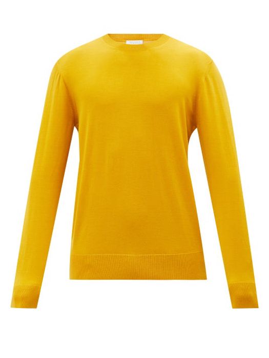 Gabriela Hearst - Palco Wool Sweater - Mens - Yellow