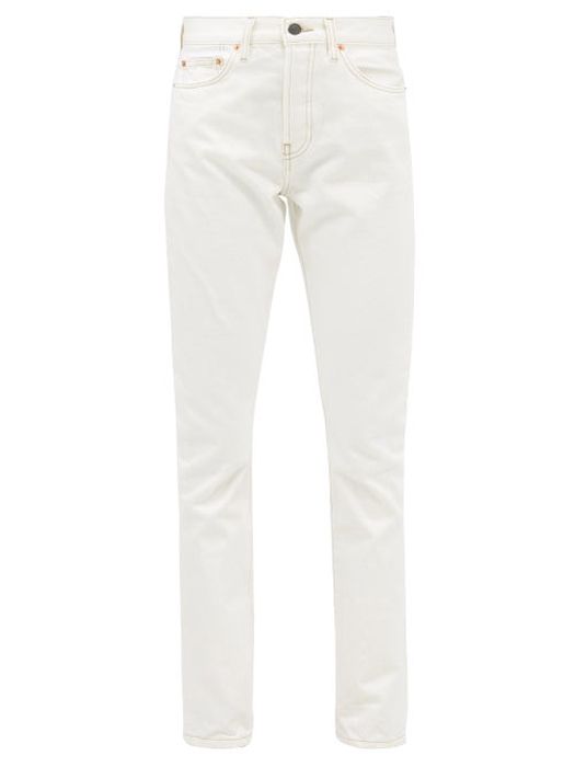 Wardrobe. nyc - High-rise Slim-leg Jeans - Womens - White